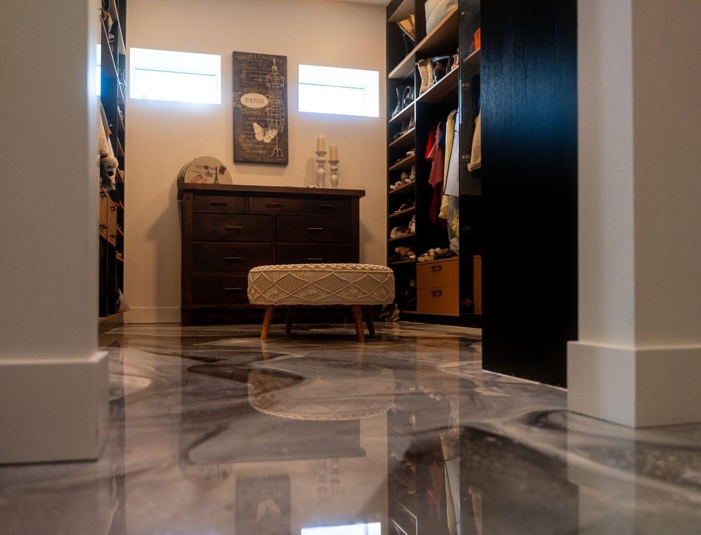 Residential Basement Epoxy Flooring​